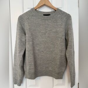 Nili Lotan | Crew Neck Sweater | Heather Grey | Size Small